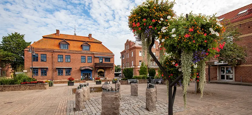 Torget i Skillingaryd.