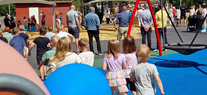 Götafors skola invigning.